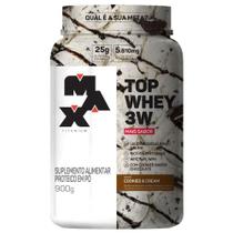 Top Whey 3w Mais sabor 900G Max Titanium