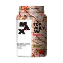 Top Whey 3W Mais Sabor 900g - Max Titanium - Proteína Concentrada, Hidrolisada e Isolada