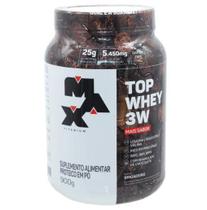 Top Whey 3W Mais Sabor Brigadeiro Proteina Max Titanium 900G