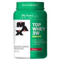 Top whey 3w + natural pote 900g - Max Titanium