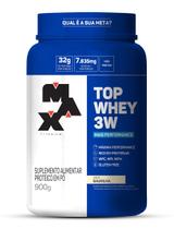 Top Whey 3W + Performance 900G - Max Titanium - Baunilha