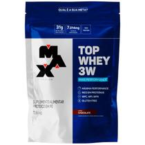 Top Whey 3w + Performance Chocolate (1,8kg) - Max Titanium