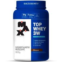Top Whey 3w + Performance Chocolate (900g) Max Titanium