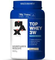 Top Whey 3W Performance Max Titanium Suplemento em pó pote de 900g Whey Protein