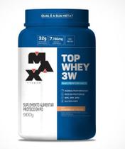 Top whey 3w+performance max titanium vitamina de frutas 900g