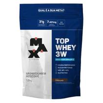 Top Whey 3W + Performance Refil 1,8kg Chocolate