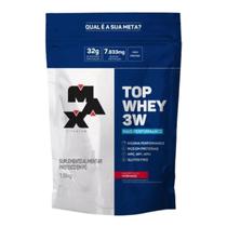 Top Whey 3w Refil 1,8kg Isolado + Hidr + Conc - Max Titanium