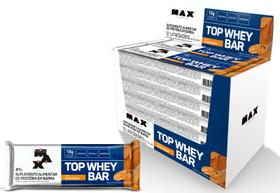 TOP WHEY BAR BARRA PROTEINA AMENDOIM 41g MAX TITANIUM 12UN