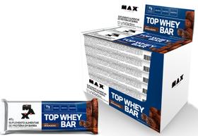 TOP WHEY BAR BARRA PROTEINA BRIGADEIRO 41g MAX TITANIUM 12UN