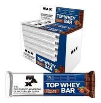 Top Whey Bar - Caixa C/12 Unidades - Max Titanium Sabor Choc