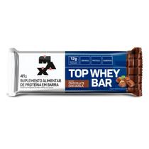 Top Whey Bar Max Titanium Chocolate com Avelã 41g Top Whey Bar Max Titanium Chocolate com Avelã 41g