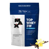 Top Whey Protein 3w Performance Baunilha 1,8kg Max Titanium