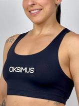 TOP X BLACK - Top Esportivo Feminino com Alta Sustentação e Proteção UV