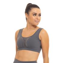 Top Zeta Chumbo Com Bojo Em Suplex De Poliamida Com Recortes Em Laser Ref: 20215 - Proeza Top Zeta Chumbo Com Bojo Em Suplex De Poliamida Com Recortes Em Laser Ref: 20215 - Proeza