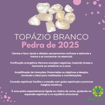 Topazio Branco Pedra do Ano de 2025 Topazio Branco Pedra do Ano de 2025