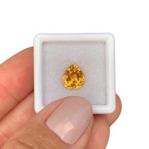 Topázio Imperial Amarelo Alaranjado Gota 2,80ct