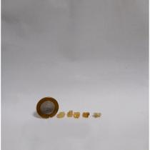 Topázio Imperial - Amarelo Claro - Bruto - 0,5 a 1 cm