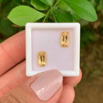 Topázio Imperial Amarelo Oval Par 2,26ct Topázio Imperial Amarelo Oval Par 2,26ct