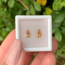 Topázio Imperial Gota Par 1,14ct