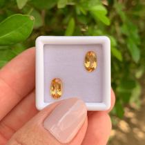 Topázio Imperial Laranja Oval Par 1,99ct Topázio Imperial Laranja Oval Par 1,99ct