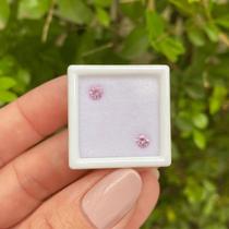 Topázio Imperial Pink Brilhante ø4mm Par 0,52ct