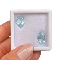 Topázio Sky Azul Gota Par 8,49ct Topázio Sky Azul Gota Par 8,49ct