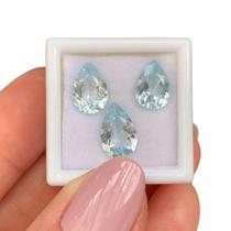 Topázio Sky Azul Gota SET 6,28ct Topázio Sky Azul Gota SET 6,28ct