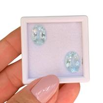 Topázio Sky Azul Oval Par 10,34ct Topázio Sky Azul Oval Par 10,34ct