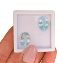 Topázio Sky Azul Oval Par 13,53ct Topázio Sky Azul Oval Par 13,53ct