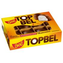 TopBel Tradicional Marshmallow com Cobertura Sabor Chocolate ao Leite 12 Unidades de 18g TopBel Tradicional Marshmallow com Cobertura Sabor Chocolate ao Leite 12 Unidades de 18g