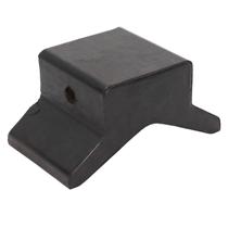 Tope de goma en V para proa de remolque de bote, universal, negro, 4 pulgadas Tope de goma en V para proa de remolque de bote, universal, negro, 4 pulgadas