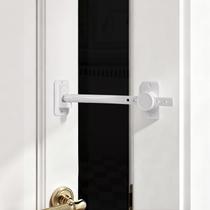 Tope de puerta CLYMENE ajustable con pestillo para gatos, blanco Tope de puerta CLYMENE ajustable con pestillo para gatos, blanco