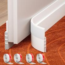 Tope para corrientes de aire para puerta GroTheory 5 cm x 99 cm, blanco, paquete de 4