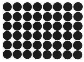 Topes de fieltro 888 Corp, diámetro de 1,3 cm, grosor de 0,3 cm, paquete de 48 Topes de fieltro 888 Corp, diámetro de 1,3 cm, grosor de 0,3 cm, paquete de 48