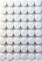 Topes de fieltro autoadhesivos blancos 888 Corp, 48 unidades, 1,3 cm x 0,3 cm Topes de fieltro autoadhesivos blancos 888 Corp, 48 unidades, 1,3 cm x 0,3 cm