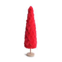 Topiaria de Natal Folhas - Vermelho - 50cm - 1 unidade - Cromus - Rizzo