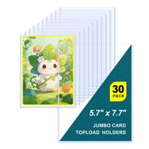 Toploader CARDARCHIVER Capas para Cartas Jumbo 5,7" x 7,7" - Pacote com 30