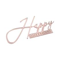 Topo De Bolo De Acrílico Dourado Para Aniversário De Rainha, 1, 3 Ou 5 Peças, Decorações E