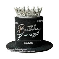 Topo De Bolo De Aniversário Para Meninas Em Acrílico Feliz Aniversário Rainha Princesa Decoração Topo De Bolo De Aniversário Para Meninas Em Acrílico Feliz Aniversário Rainha Princesa Decoração