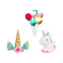 Topo De Bolo De Nuvem Arco-Íris De Unicórnio Para Crianças, Decoração De Cupcake Para Festa De Topo De Bolo De Nuvem Arco-Íris De Unicórnio Para Crianças, Decoração De Cupcake Para Festa De