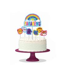 Topo de bolo decoração Bolofofos, festa aniversário em EVA - PIFFER