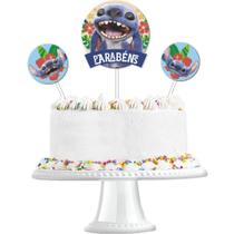 Topo de BOLO/DOCE Lilo e STITCH C/3 Pecas Pacote