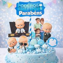 Topo De Bolo Enfeite Aniversário Modelo Poderoso Chefinho