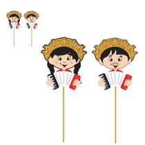 Topo De Bolo Enfeite mesa torta doce festa junina caipira - Piffer