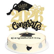 Topo de bolo Ephlyn decoração para festa de formatura 2026