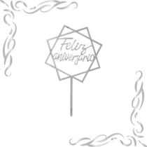 Topo De Bolo Feliz Aniversario Festa Decorativo Evento Topo De Bolo Feliz Aniversario Festa Decorativo Evento