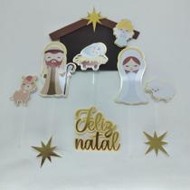 Topo de Bolo Feliz Natal