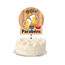 Topo de Bolo Festa Boteco Personalizado