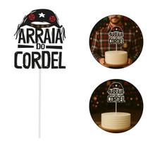 Topo de Bolo Festa Junina Arraiá do Cordel São João Topo de Bolo Festa Junina Arraiá do Cordel São João
