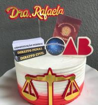 Topo De Bolo Formatura Em Direito Advogado Personalizado Topo De Bolo Formatura Em Direito Advogado Personalizado
